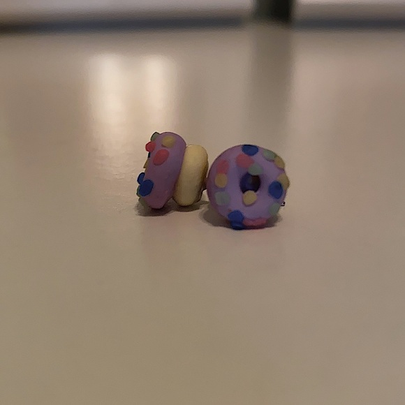 Set of 2 Clay Donut Earrings - Picture 5 of 7